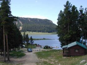 Meadowlark Lake Cabins Big Horn Mountains WY