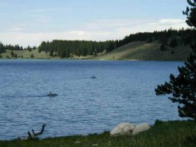 Meadowlark Lake Cabins Big Horn Mountains WY